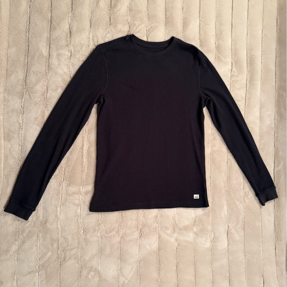 🥳 *SALE* Vuori Waffle Crew, Navy, Size Small